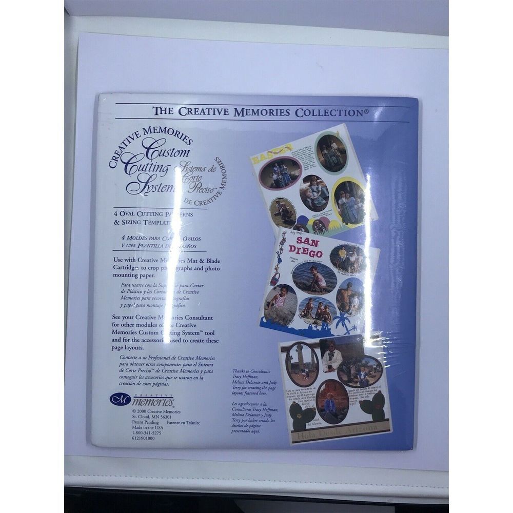 creative memories oval cutting patterns new
